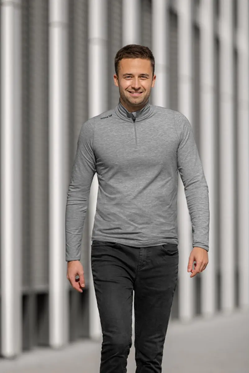 Erima Longsleeve Kinderen 152 - Grijs Melange