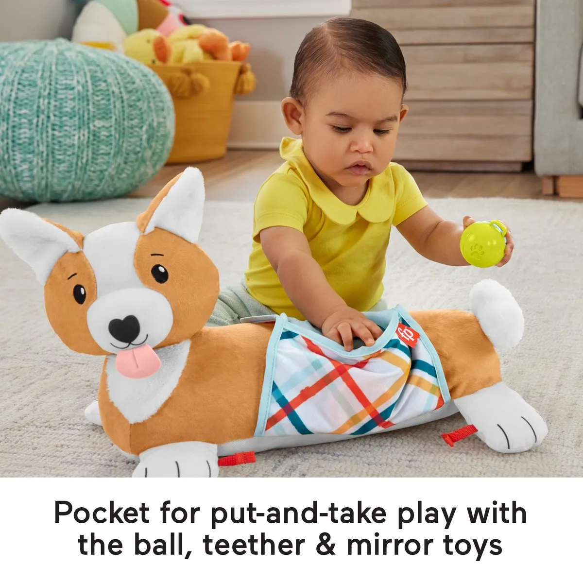 Fisher-Price 3-in-1 Puppy Tummy Wedge Speelgoed - Multi - afbeelding 3 van 6