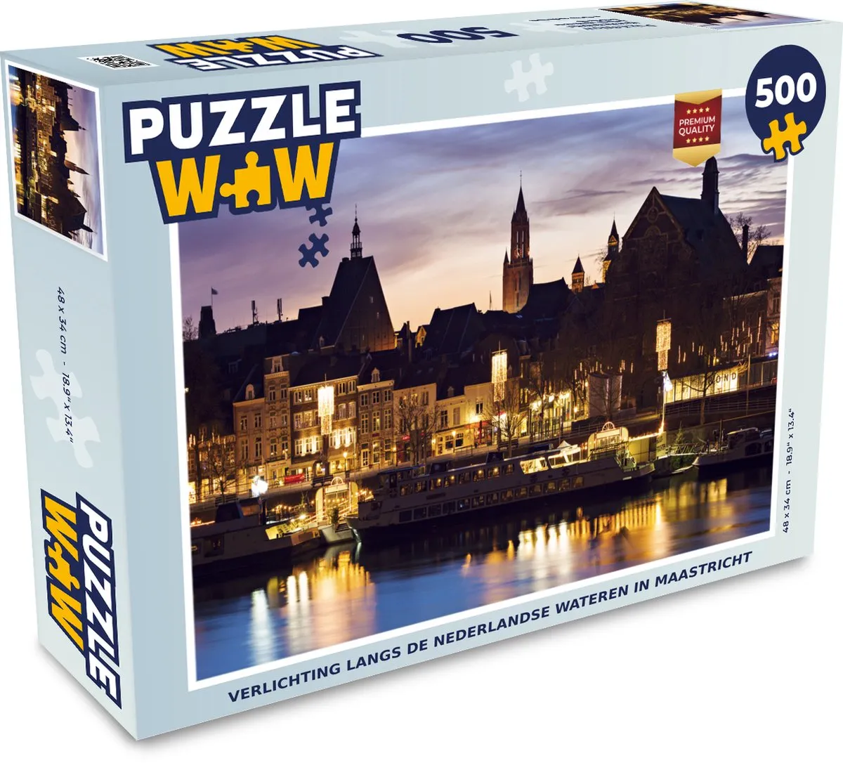 PuzzleWow Maastricht Legpuzzel 500 Stuks
