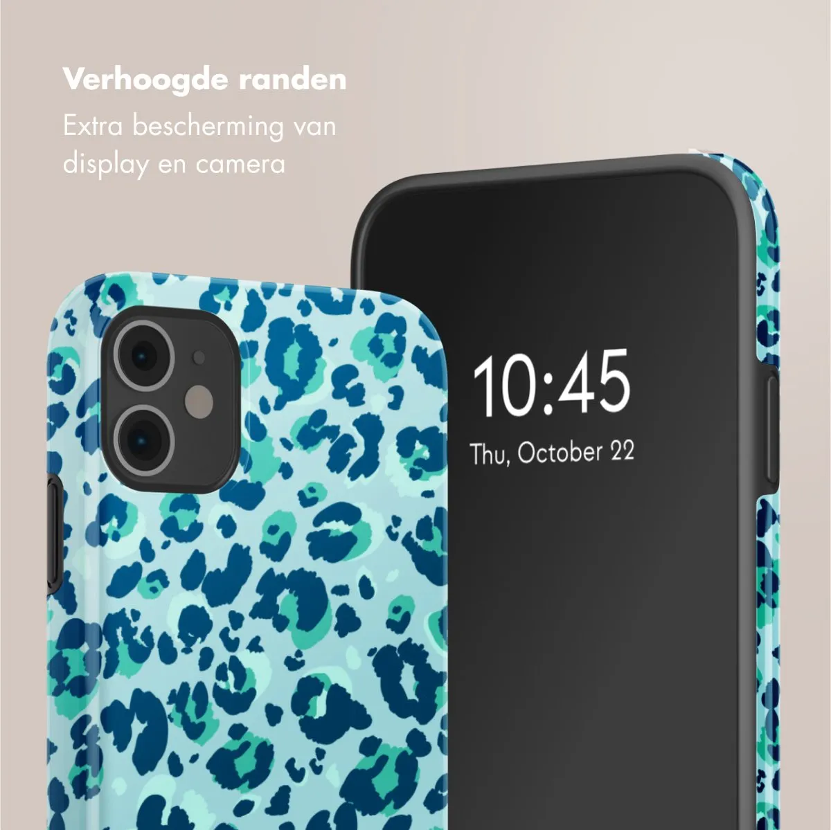 Selencia Hoesje iPhone 11 Wild Spots Light Blue