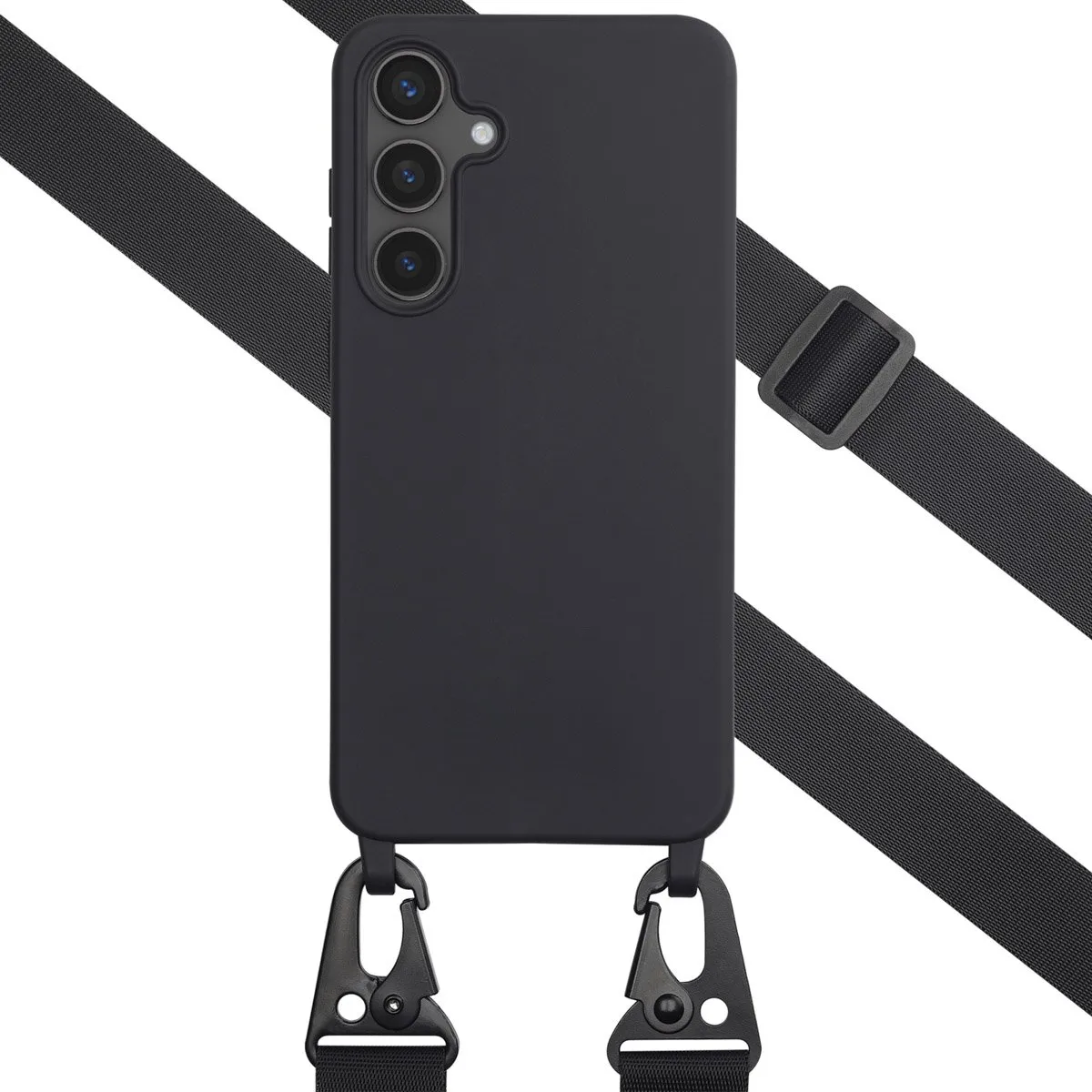 Selencia Hoesje SH00078567 Samsung Galaxy S24 FE - Zwart