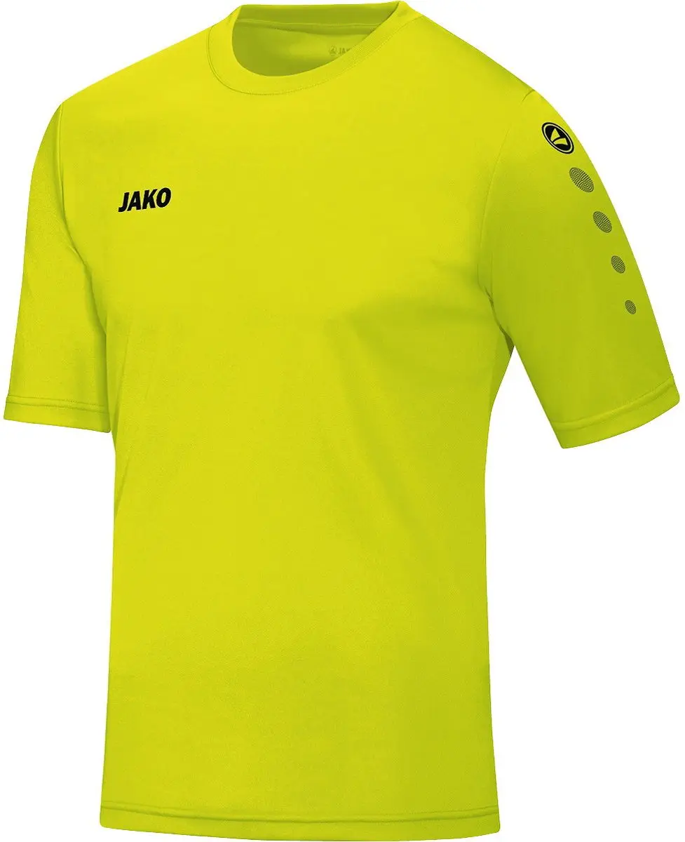 JAKO Team Shirt Korte Mouw Heren - Lime 3XL - afbeelding 5 van 6