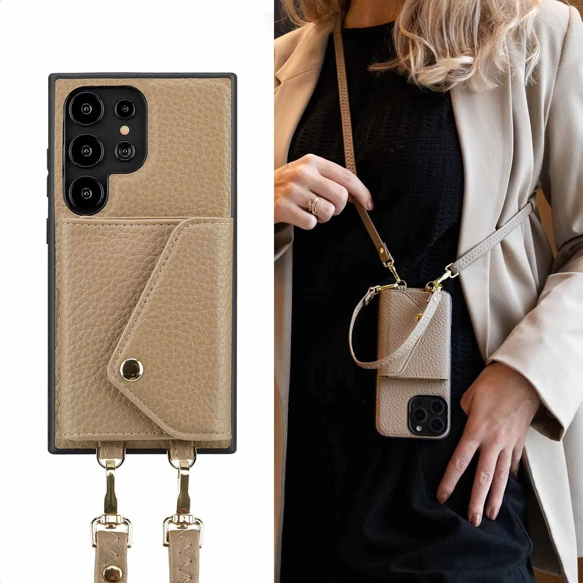 Selencia Koordhoes Samsung Galaxy S24 Ultra - Taupe