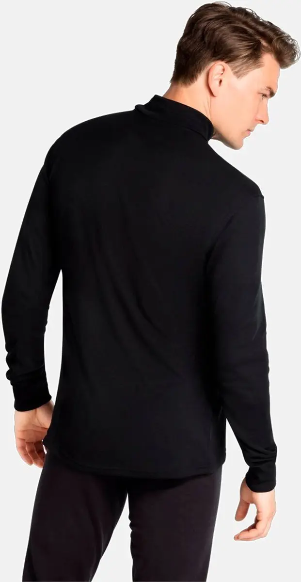 ODLO Active Warm Col Thermoshirt Heren - S - Zwart - afbeelding 5 van 6