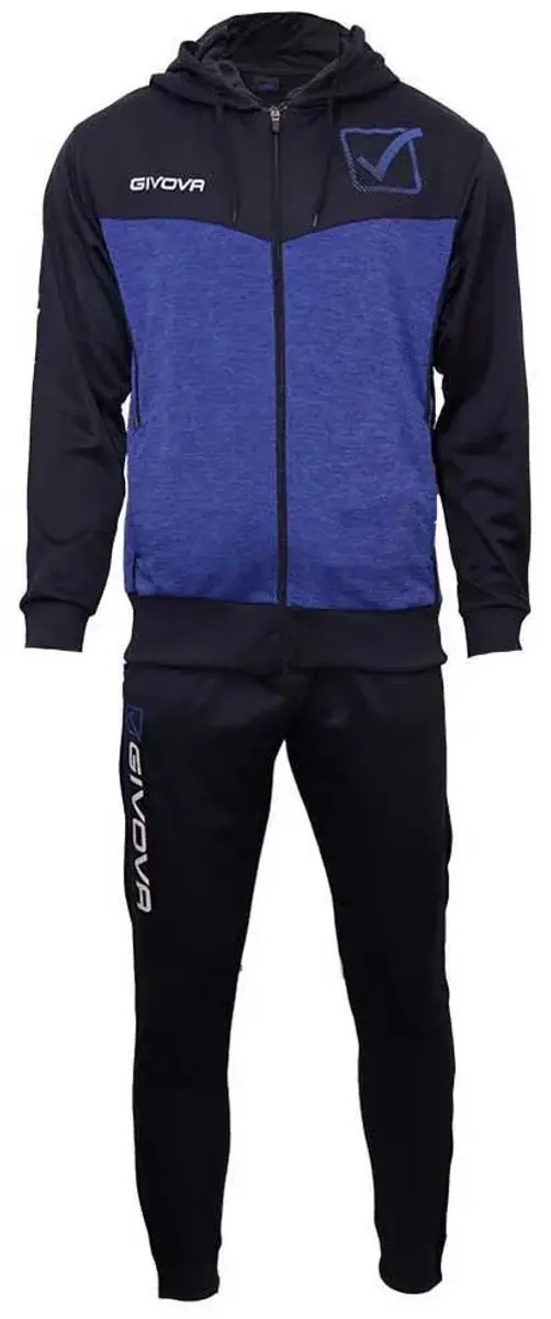 Givova Visa Melange Trainingspak - 2XL - Blauw - afbeelding 2 van 2