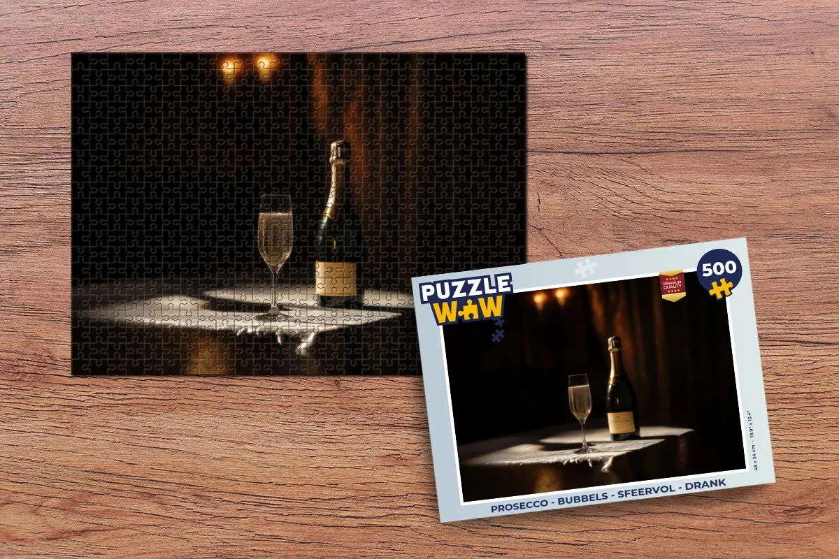PuzzleWow Prosecco Legpuzzel 500 Stuks - Prosecco