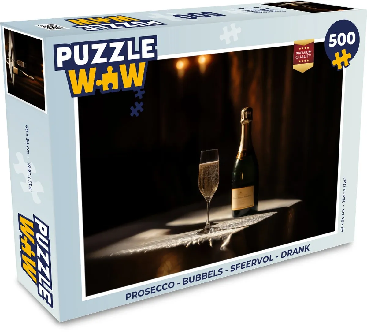 PuzzleWow Prosecco Legpuzzel 500 Stuks