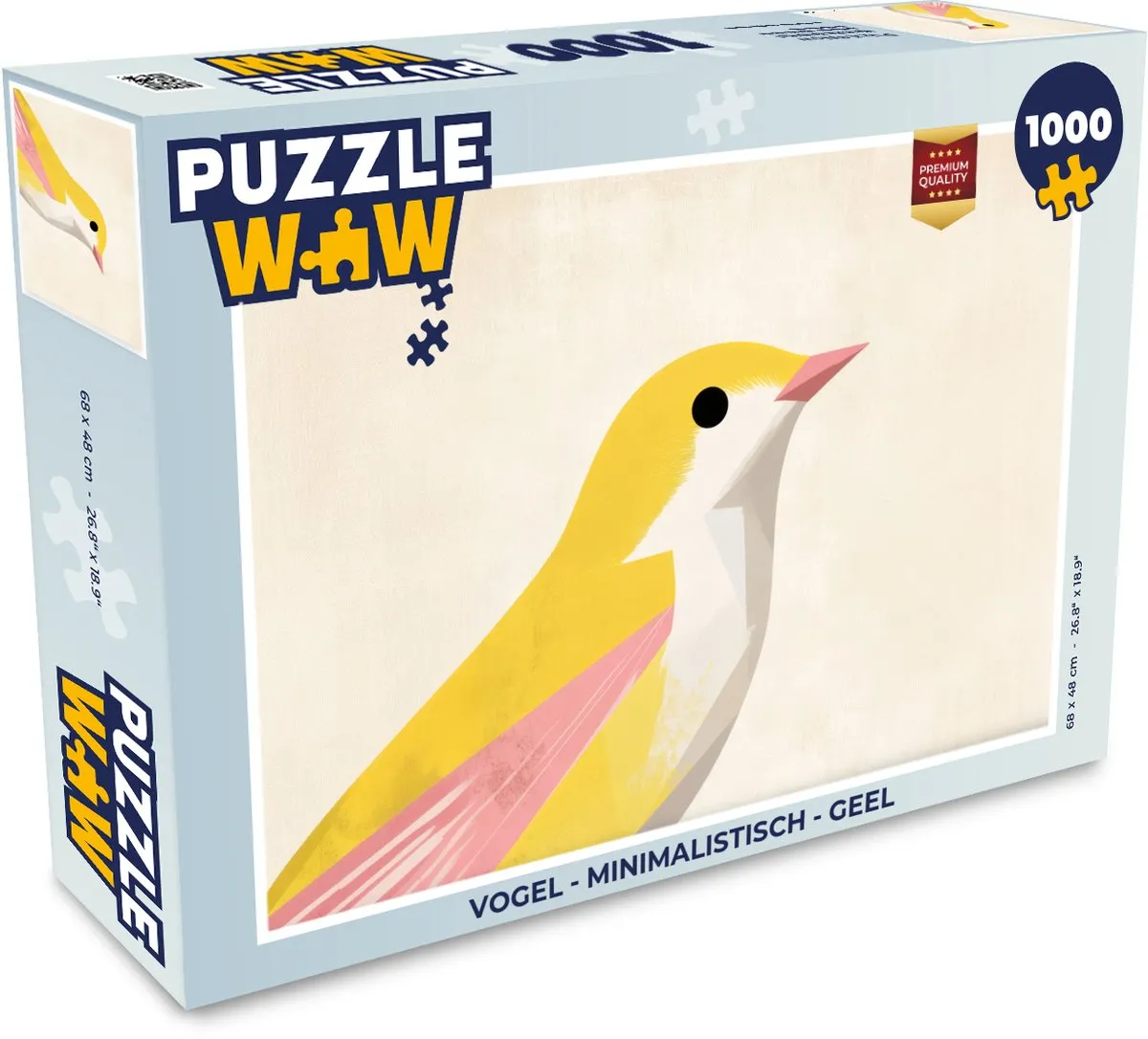 PuzzleWow Vogel Legpuzzel 1000 Stuks