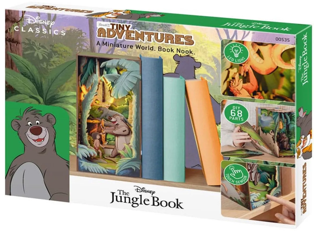 Revell Disney Tiny Adventures Jungle Book Book Nook 23cm - Multi - afbeelding 4 van 6