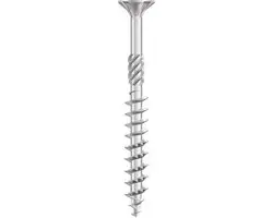 Dynaplus - Unischroeven - Torx 25 platkop - 5 x 70mm/42 - Verzinkt (600 stuks)