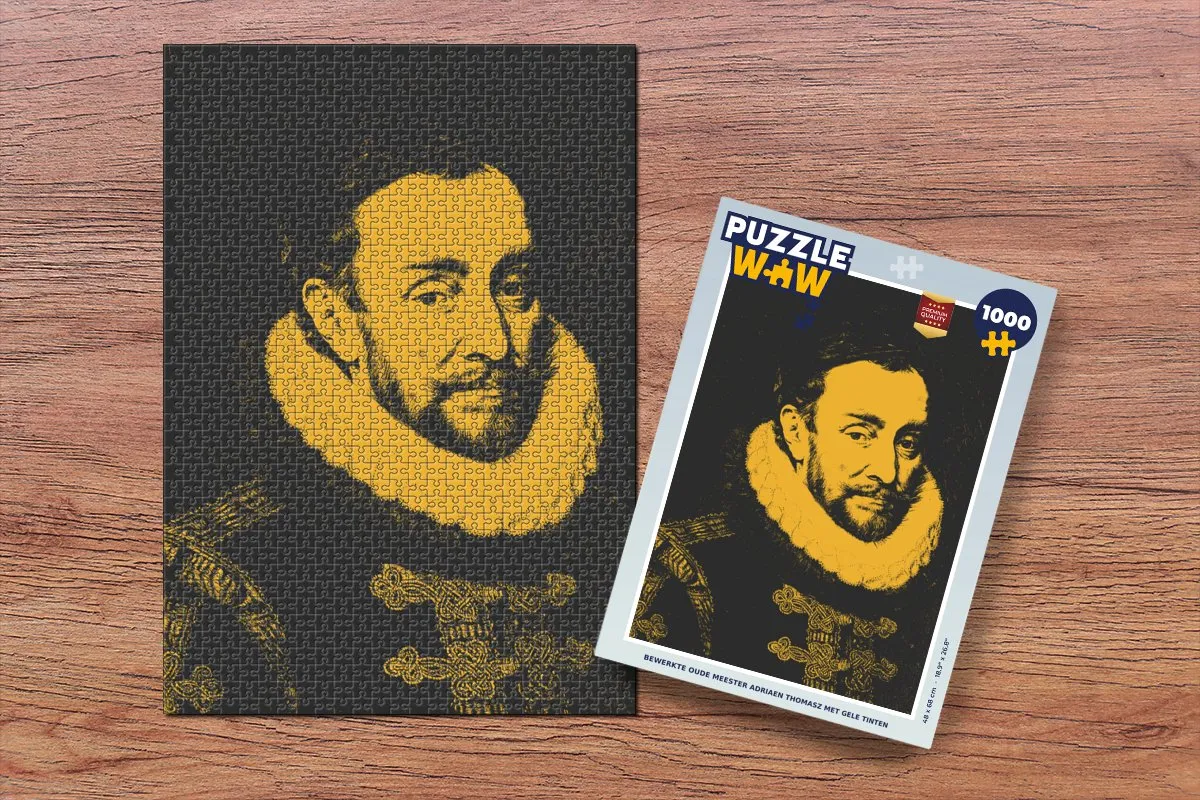 PuzzleWow Willem van Oranje Legpuzzel 1000 Stuks - Multicolor