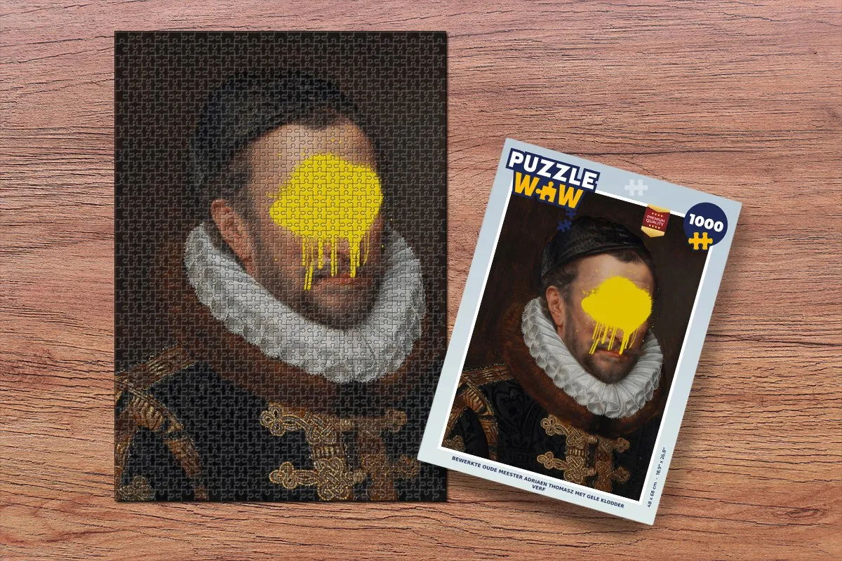 PuzzleWow Willem van Oranje Legpuzzel 1000 Stuks - Multicolor