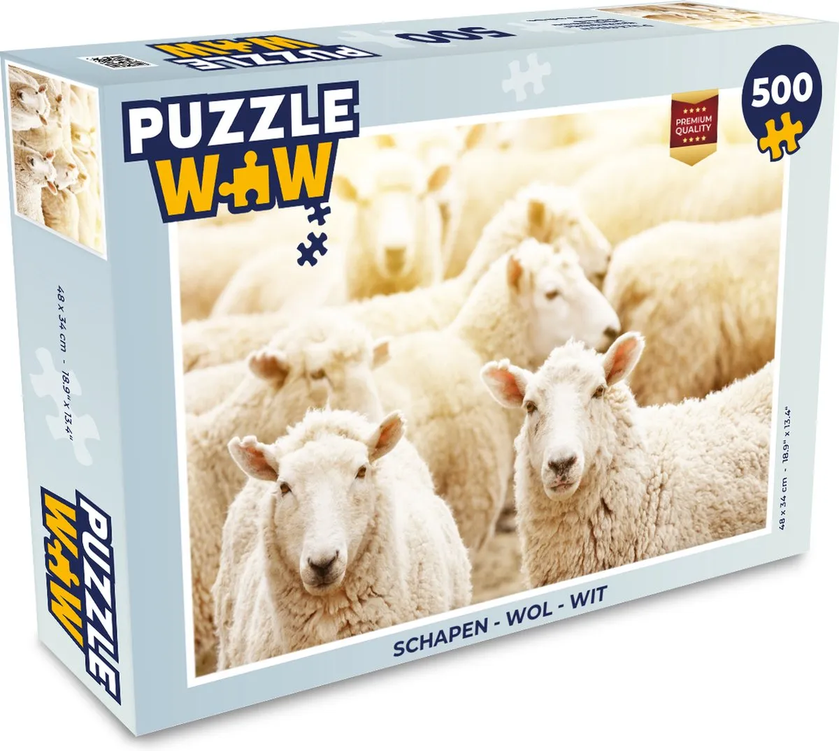 PuzzleWow Wol Puzzel 500 Stuks