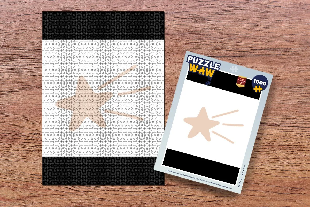 PuzzleWow Vallende Ster Legpuzzel 1000 Stuks - Multicolor
