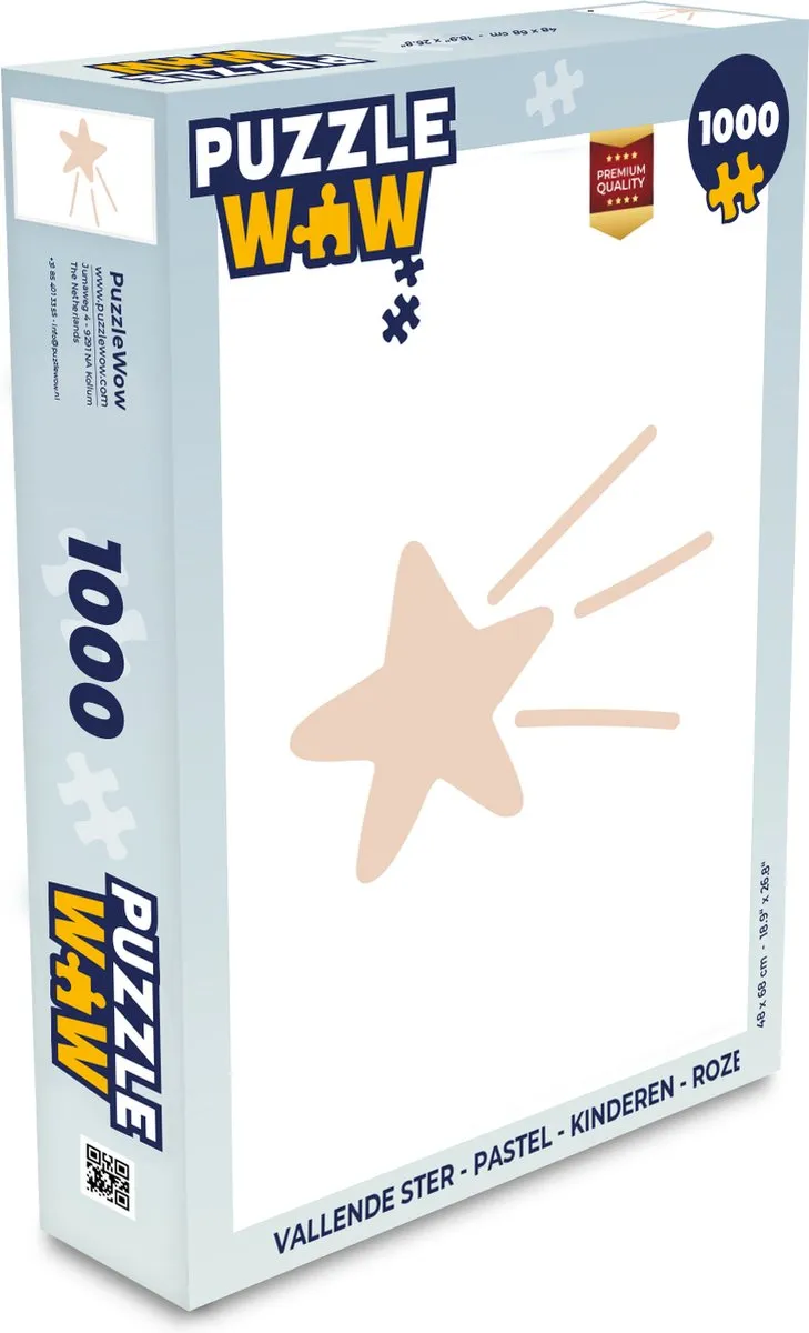 PuzzleWow Vallende Ster Legpuzzel 1000 Stuks - Multicolor