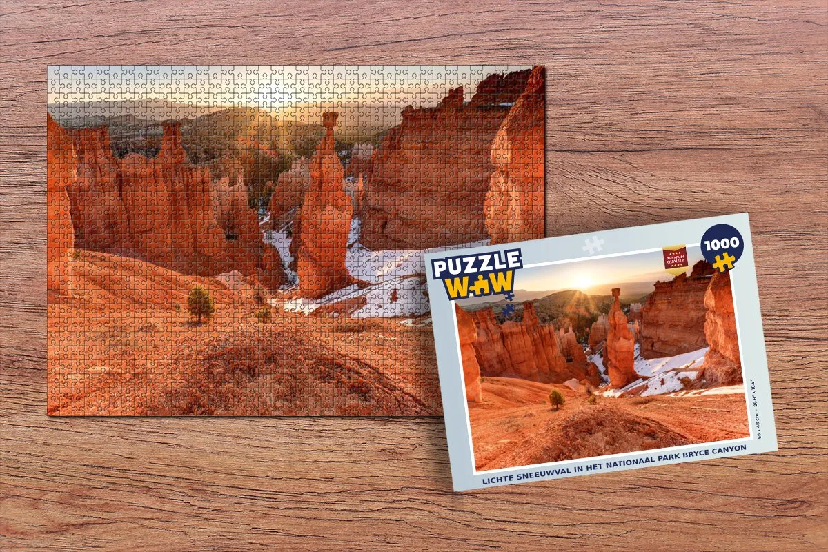 PuzzleWow Legpuzzel Bryce Canyon 1000 Stuks