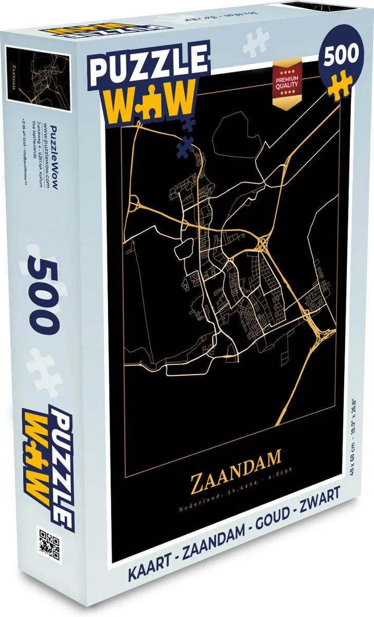 PuzzleWow Zaandam Legpuzzel 500 Stuks