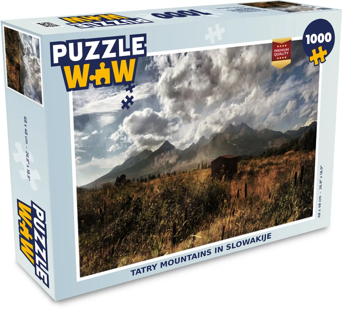 PuzzleWow Tatry Mountains Legpuzzel 1000 Stuks