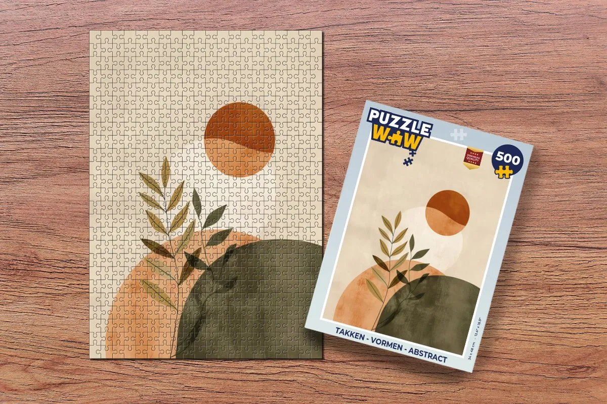 PuzzleWow Takken Vormen Abstract Legpuzzel 500 Stuks - 8721375320549