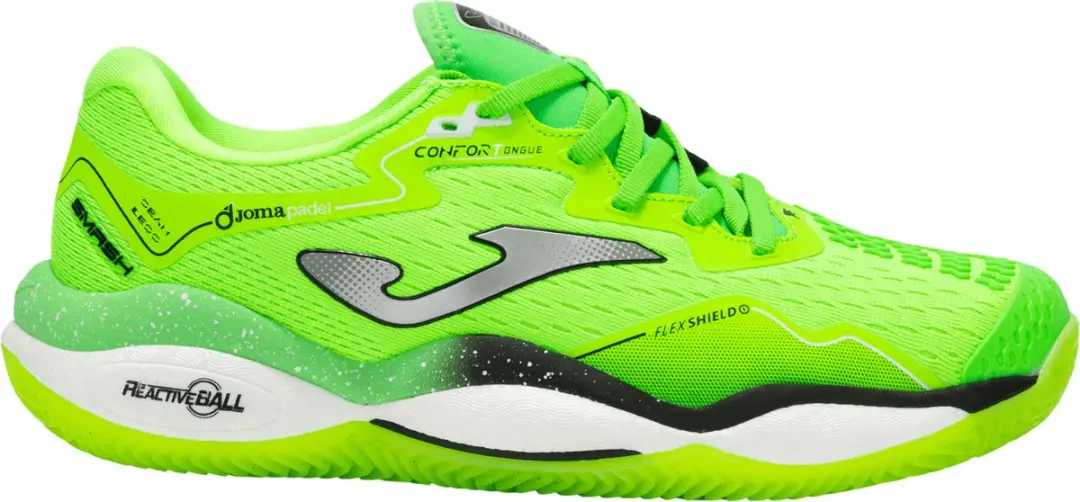 Joma Smash Men Padel Schoenen 44.5 - AG - White/Orange - afbeelding 4 van 6