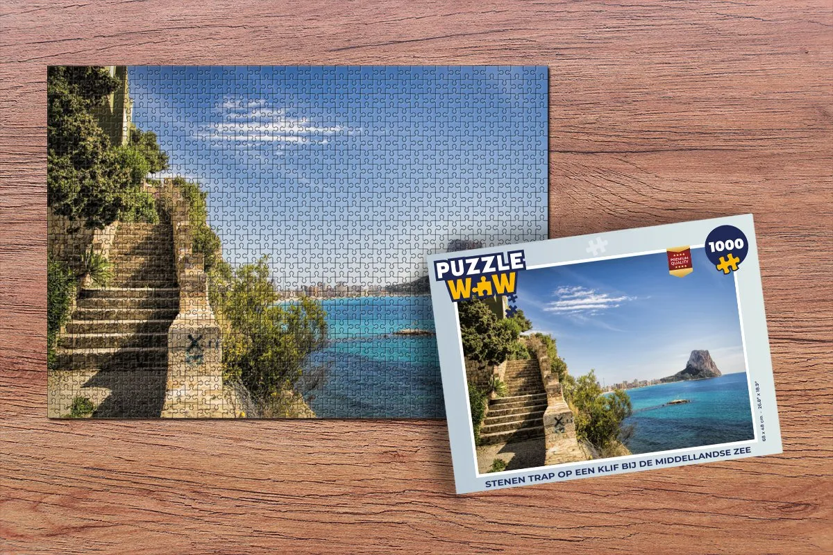 PuzzleWow Zee Trap Legpuzzel 1000 Stuks