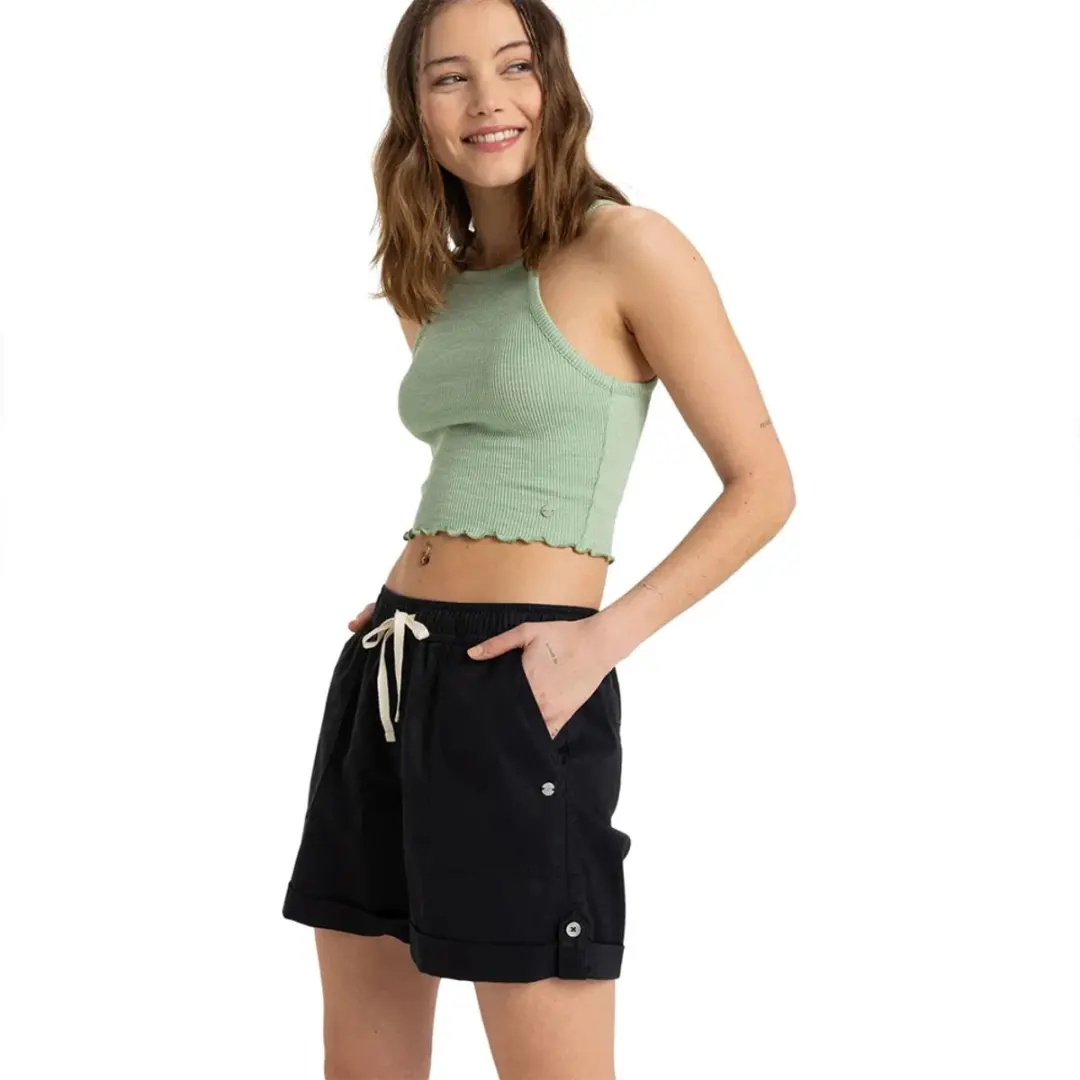 Roxy Sweetest Day Korte Sportbroek M - Groen