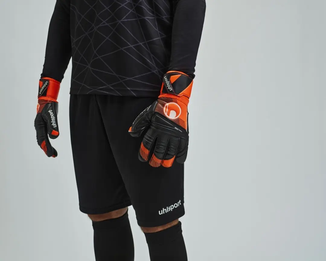 Uhlsport Super Resist+ HN Keepershandschoenen 3.5 - Oranje/Zwart