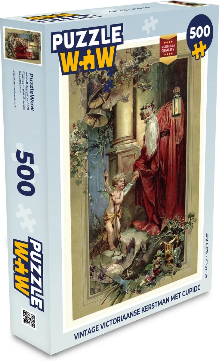PuzzleWow Kerstman Portret Legpuzzel 500 Stuks