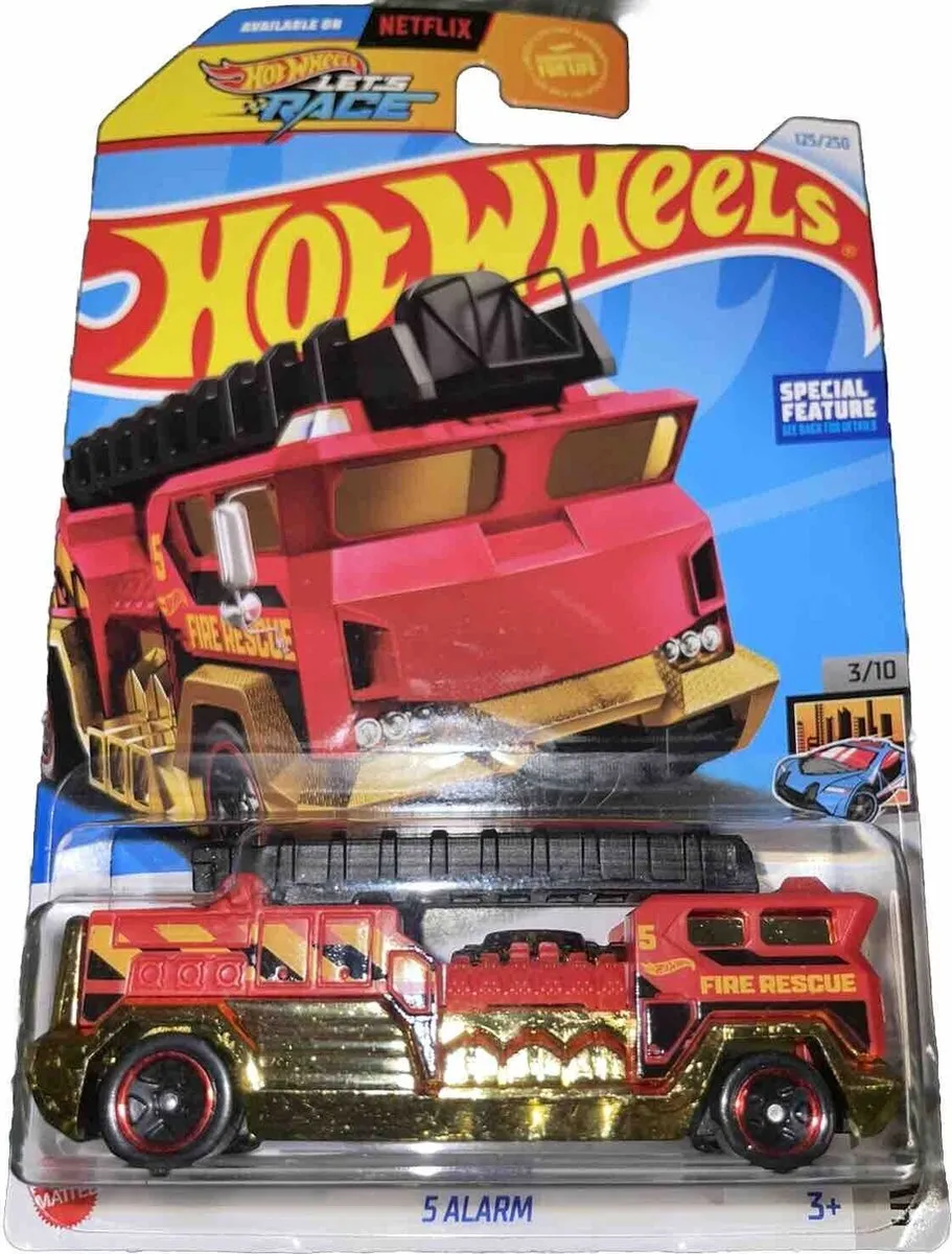 Hot Wheels 5-Alarm Fire Rescue 1:64