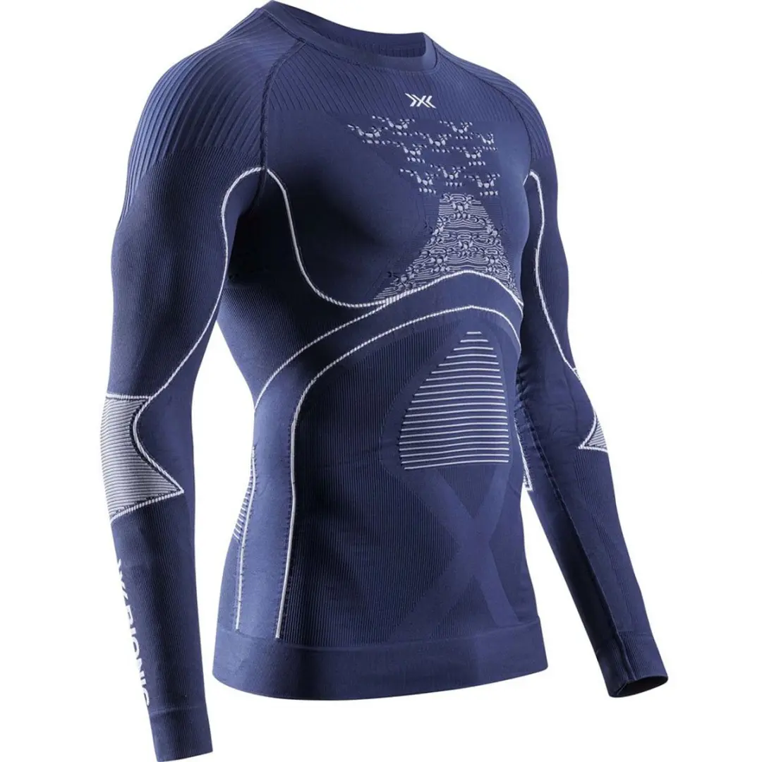 X-bionic Energy Accumulator 4.0 Lange Mouwen Basislaag Blauw XL Man