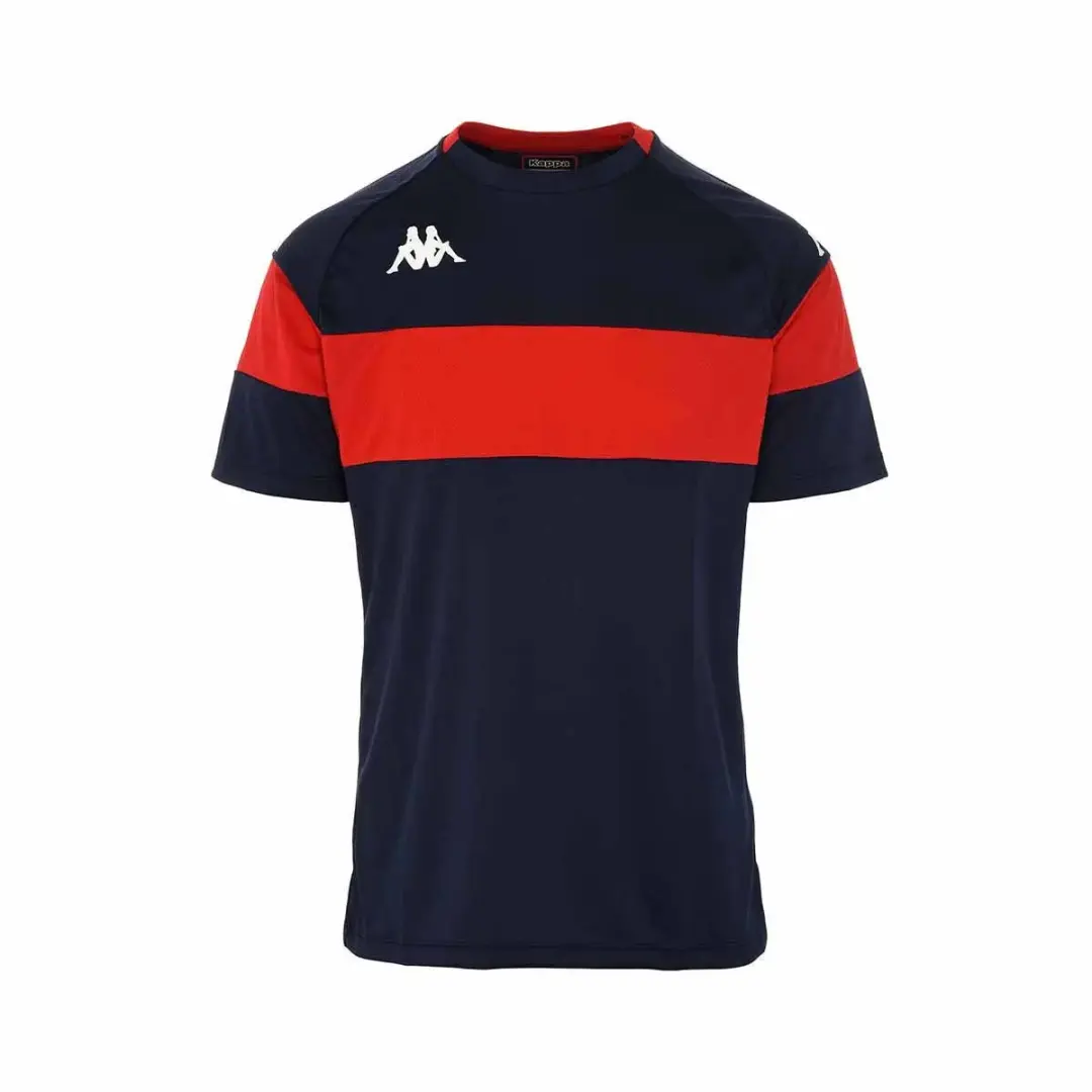 Kappa Dareto T-shirt - 8 Years - M - Rood/Blauw