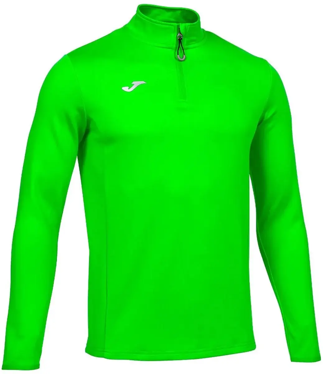 Joma Running Night Fleece Met Halve Rits Geel 11-12 Years Kinderen