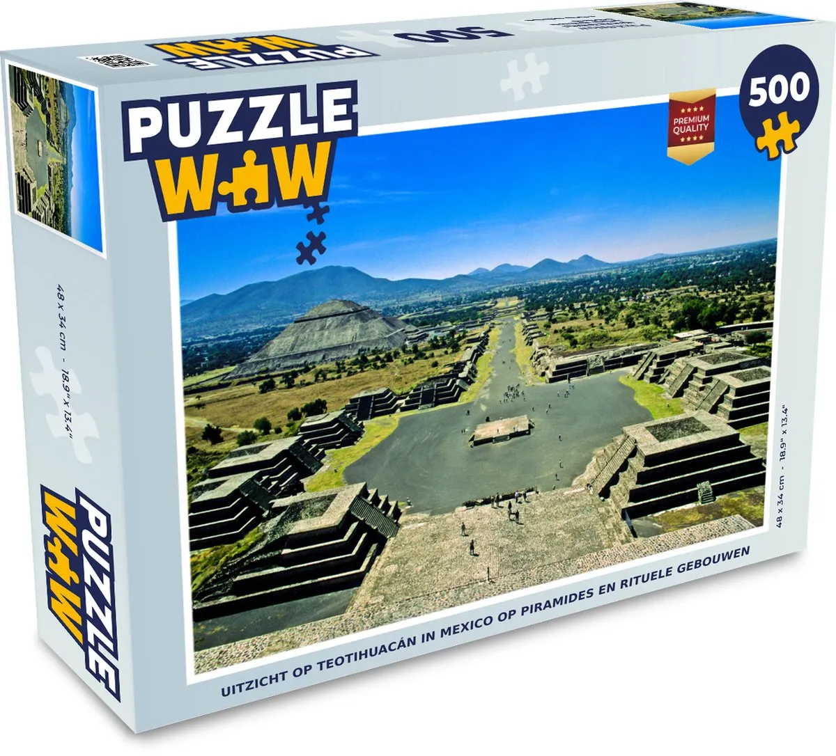 PuzzleWow Teotihuacán Legpuzzel 500 Stuks