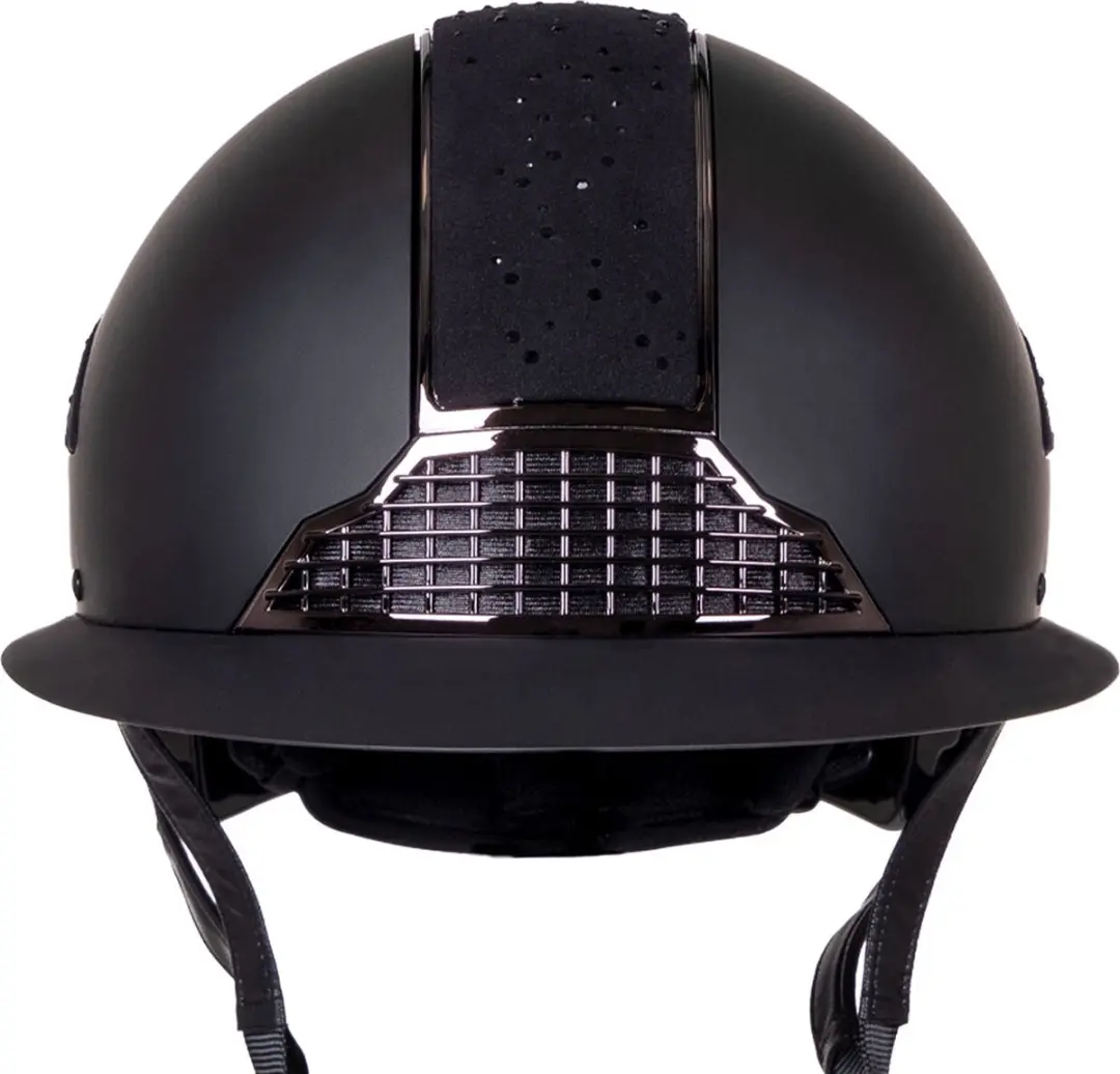 QHP Ohio Polo Visor - Zwart - Maat 51/55