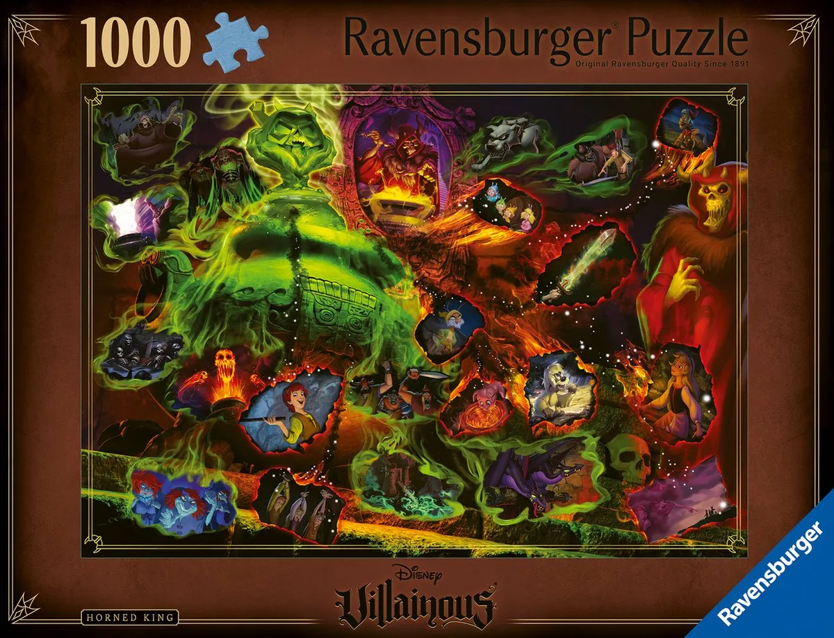 Ravensburger Disney Villainous Horned King Puzzel - 1000 Stuks
