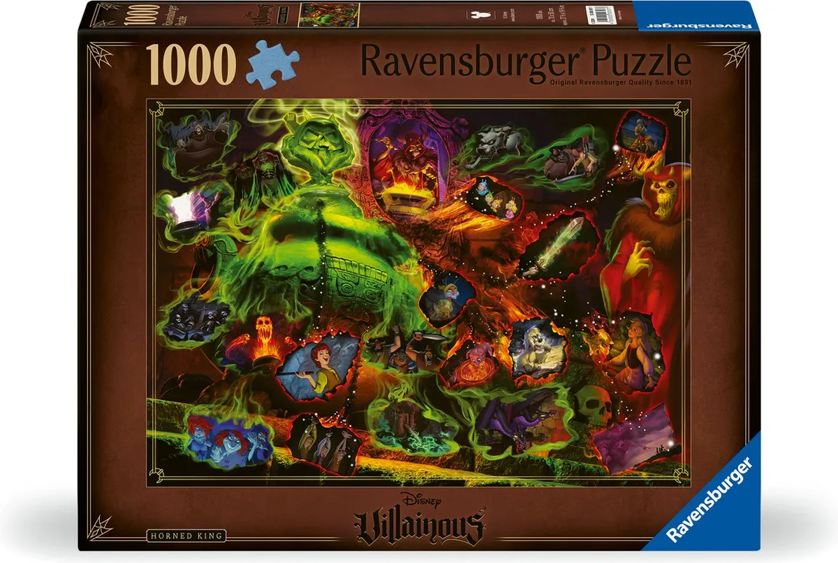 Ravensburger Disney Villainous Horned King Puzzel - 1000 Stuks