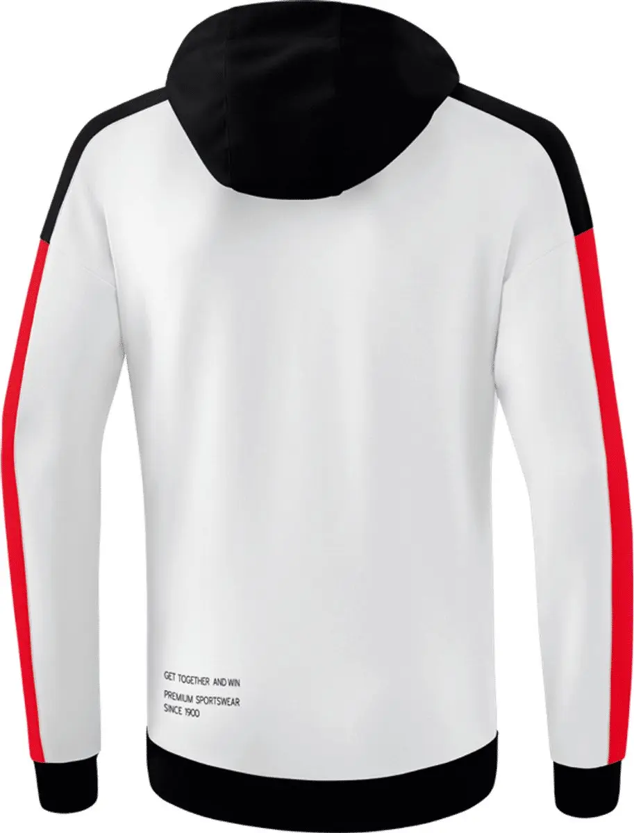 Erima Change Sweatshirt Heren 3XL - Wit/Zwart/Rood
