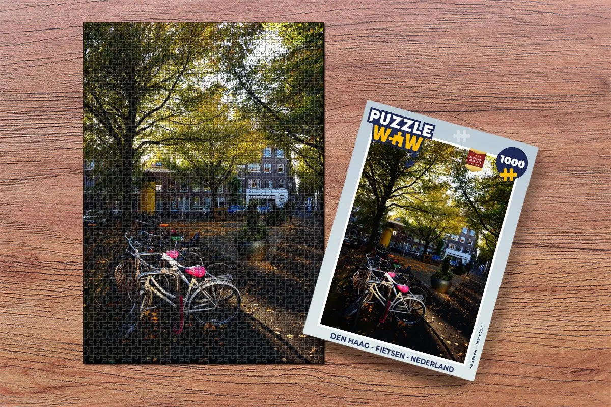 PuzzleWow Legpuzzel Den Haag 1000 Stuks - Multicolor