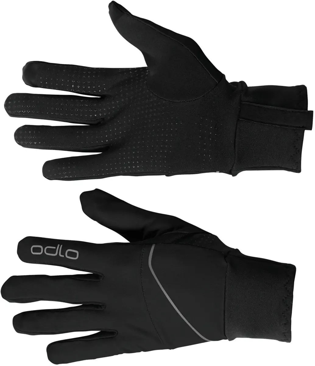 Odlo Intensity Safety Light Sporthandschoenen Unisex, zwart