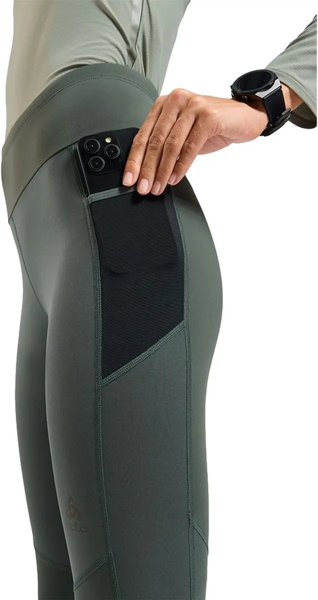 ODLO Zeroweight Warm Leggings S - Urban Chic - afbeelding 4 van 6