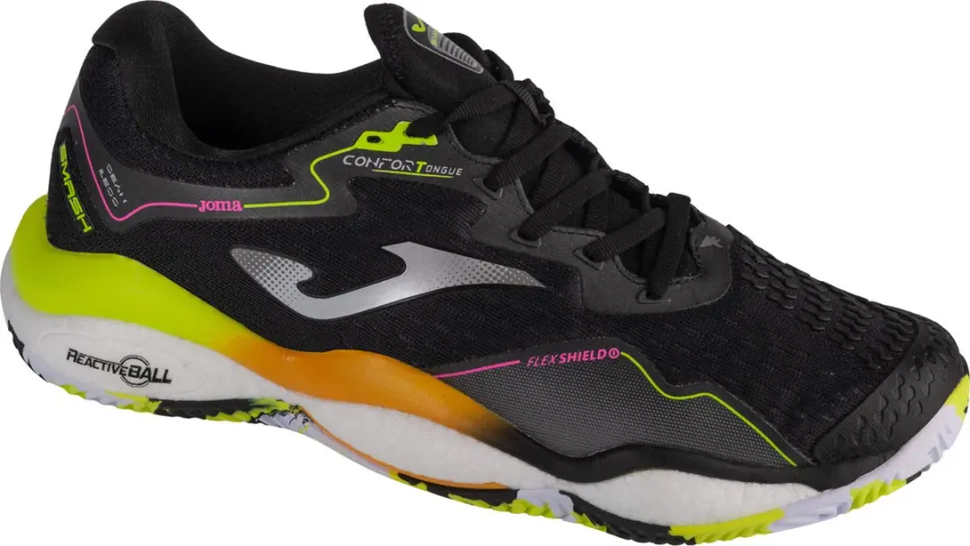 Joma Smash Men 2401 TSMAW2401C Tennisschoenen - AG Zwart
