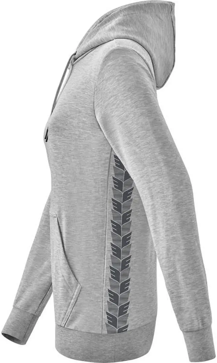 Erima Essential Team Sweatshirt Dames - Capuchon - Grijs