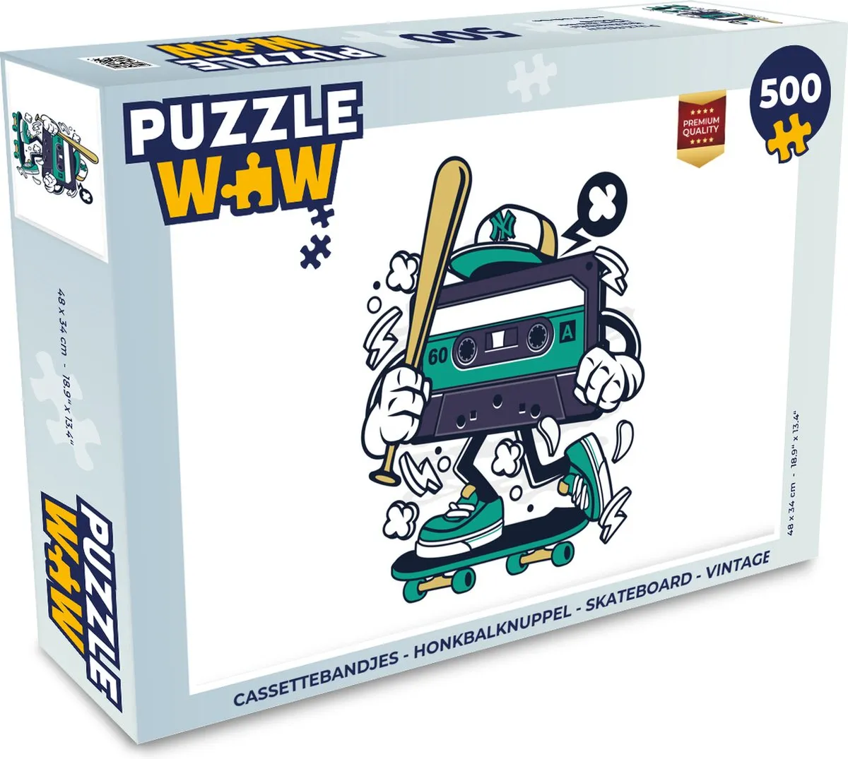 PuzzleWow Vintage Legpuzzel 500 Stuks