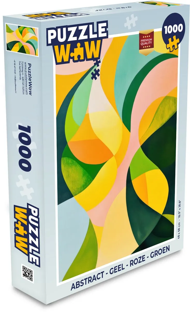 PuzzleWow Abstract Legpuzzel 1000 Stuks
