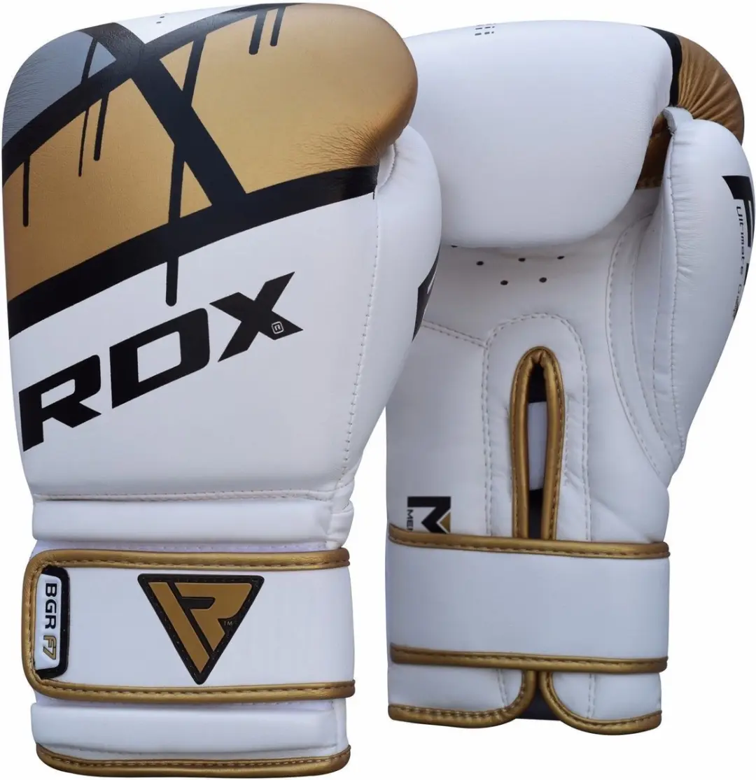 RDX Sports Bokshandschoenen BGR-F7 Goud - 10oz - afbeelding 2 van 6