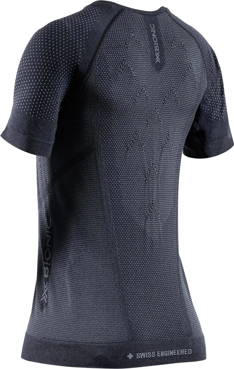 X-Bionic Xceed Hardloopshirt Dames XS - Zwart/Rhinogrijs - afbeelding 5 van 6
