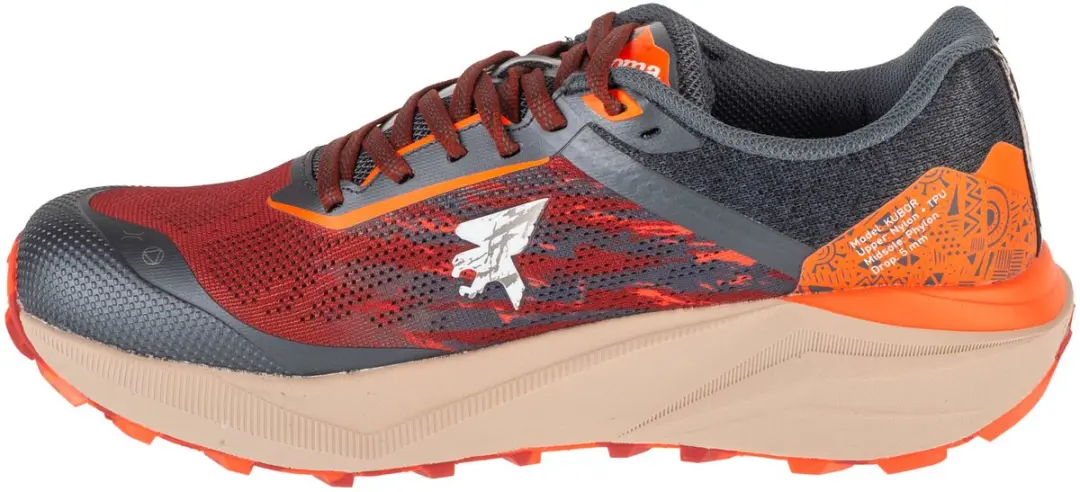 Joma Kubor Trailschoenen - Rood/Grijs - EU 40 - afbeelding 2 van 5