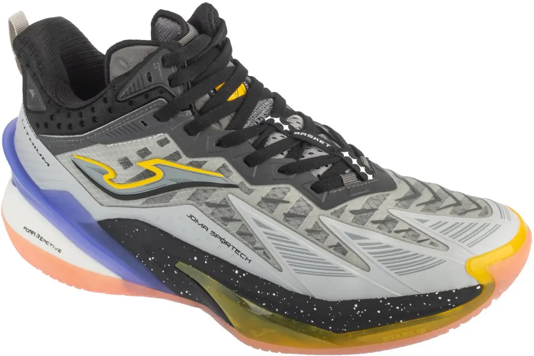 Joma Lithium Men BKLITW 25, Mannen, Grijs, Basketbal schoenen, maat: 41