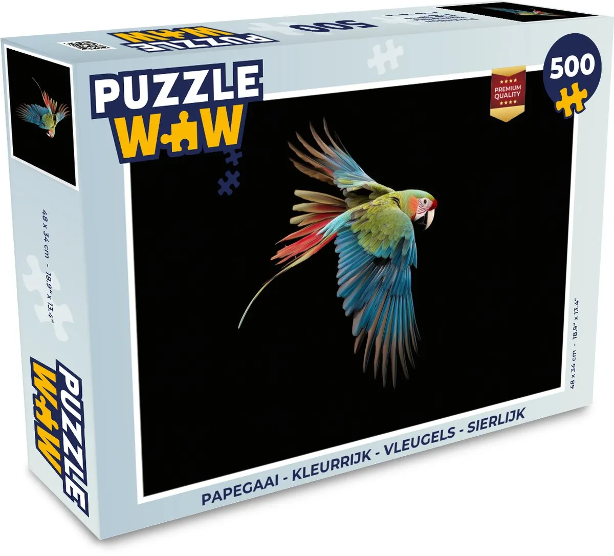 PuzzleWow Papegaai Legpuzzel 500 Stuks