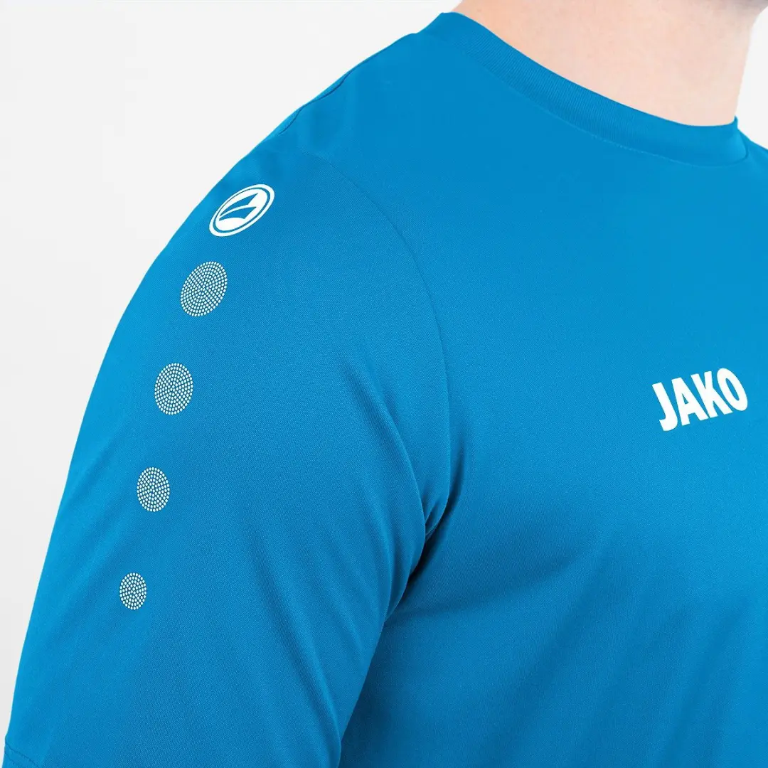 JAKO Team Shirt Korte Mouw Heren - Lichtblauw 3XL